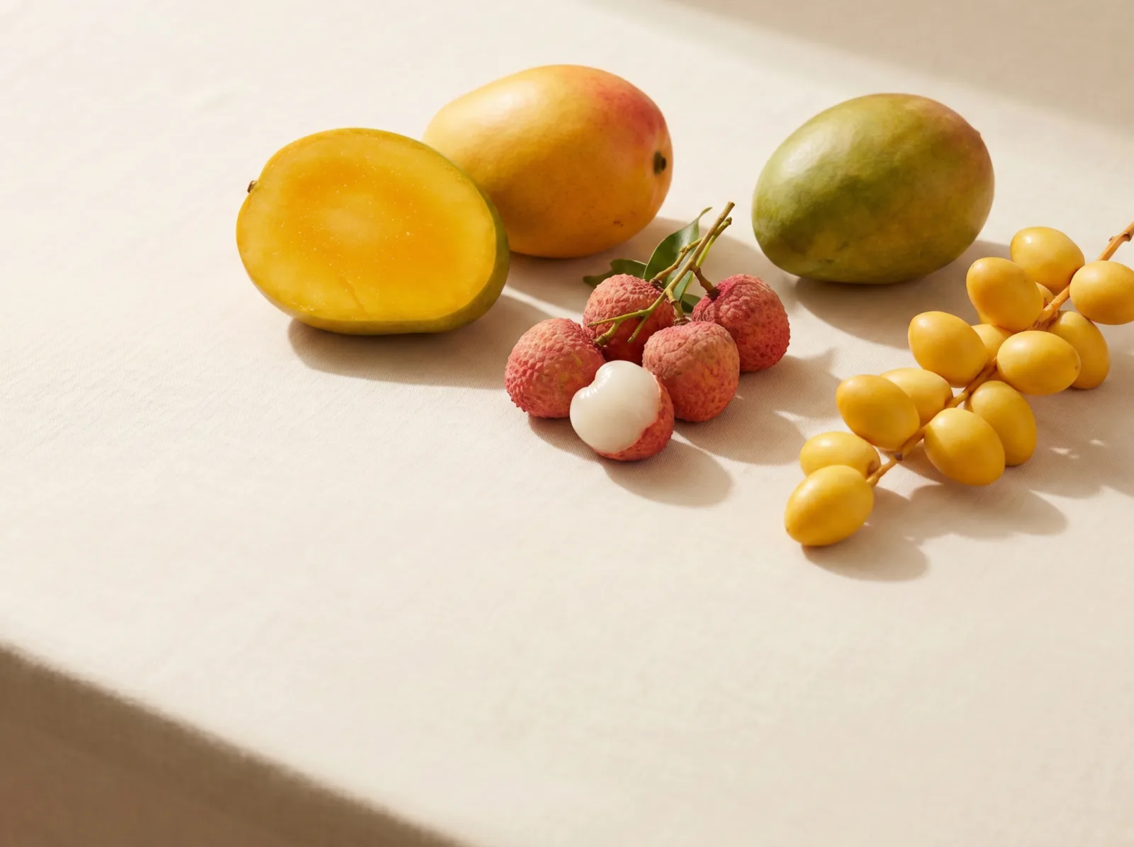 Egyptian mangoes, lychee and Barhi dates for export — tropical produce and dates from Egypt for GCC and international wholesale