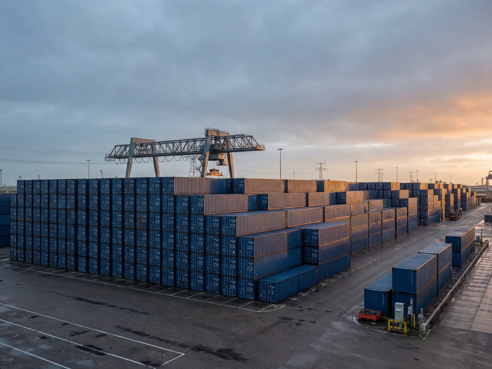 Egyptian produce to Europe — Rotterdam reefer terminal
