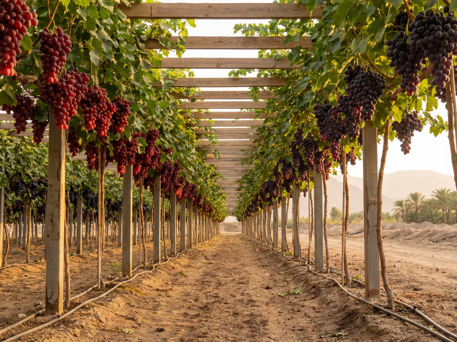Egyptian Thompson Seedless and Flame Seedless table grapes export — certified farms, reefer cartons for Europe and GCC