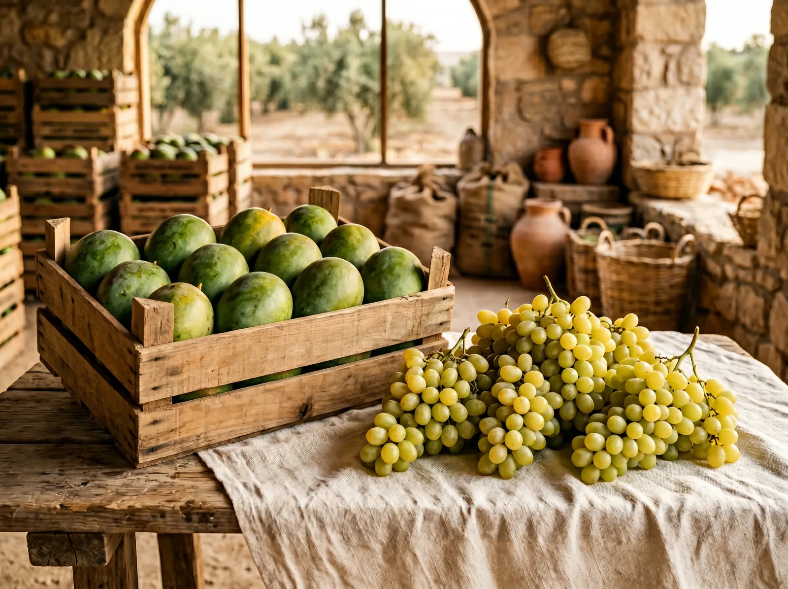 Egyptian produce export season August — Keitt mangoes, late-season lychee and table grapes export