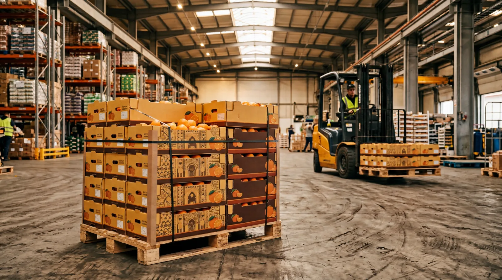 Egyptian produce export season June — Valencia oranges, Fagr Kelan mangoes, garlic and onion export peak